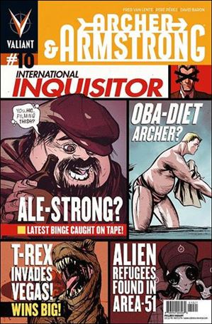 Archer & Armstrong (2012) issue 10-B Juan Doe Pullbox Cover