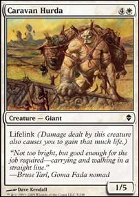 Magic The Gathering: Zendikar (Base Set) card 5 Caravan Hurda