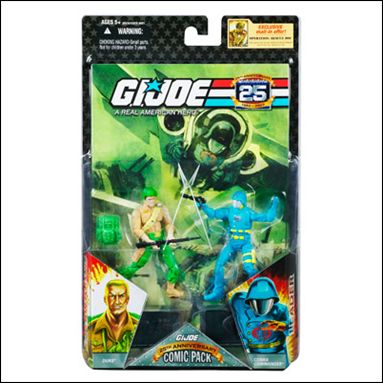 G.I. Joe 25th Anniversary Comic Packs figure 7 Duke and Cobra Commander