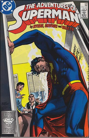 Adventures of Superman (1987) issue 439-B Gray Cover