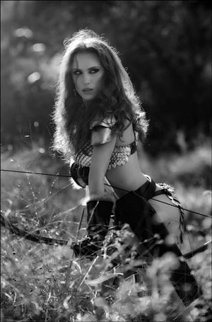 Red Sonja: Black White Red issue 8-E Black & White Cosplay Photo Cover