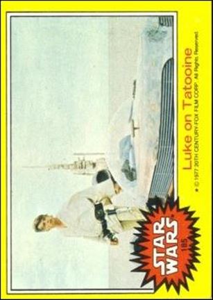 Star Wars: Series 3 (Base Set) card 185 Luke on Tatooine