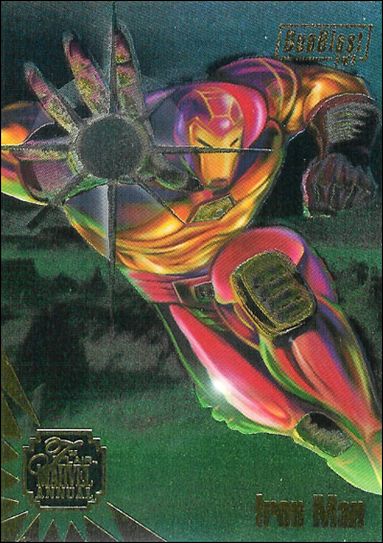 Marvel Annual Flair '95 (DuoBlast Subset) card 3 Iron Man / War Machine