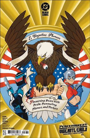 Peacemaker Presents: The Vigilante / Eagly Double Feature issue 3.00-C Amanda Conner Cardstock Cover