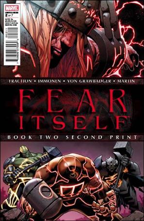 Fear Itself issue 2-D Steve McNiven Red Cover (2nd Printing)