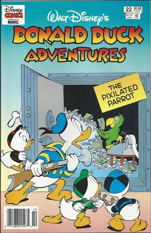 Walt Disney's Donald Duck Adventures (1987) issue 22-B Marvel Newsstand Cover
