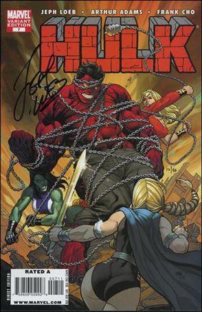 Hulk (2008)  issue 7-D DF Frank Cho Cover (signed by Jeph Loeb) 1/90