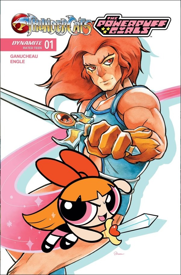 ThunderCats / The Powerpuff Girls issue 1-D Saowee Cardstock Cover