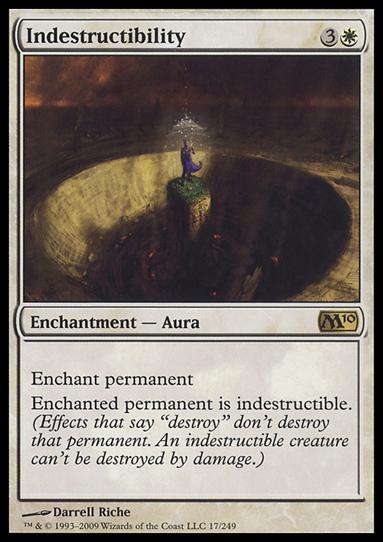 Magic the Gathering: 2010 Core Set (Base Set) card 17 Indestructibility