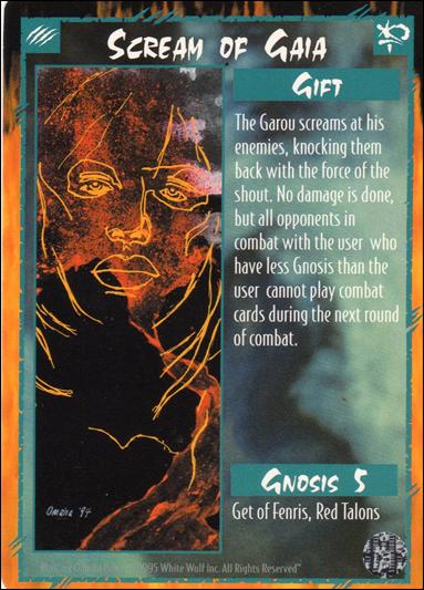 Rage Limited (Base Set) card 232 Scream of Gaia 