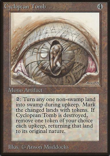 Magic the Gathering: Limited Edition Beta (Base Set) card 241 Cyclopean Tomb