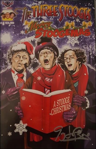 Three Stooges: Merry Stoogemas issue 1-B Greg Larocque Cover