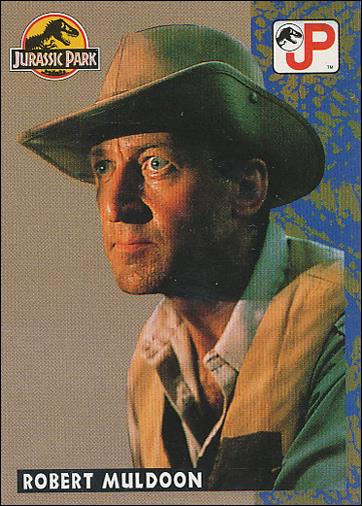 Jurassic Park (Base Set) card 17 Muldoon