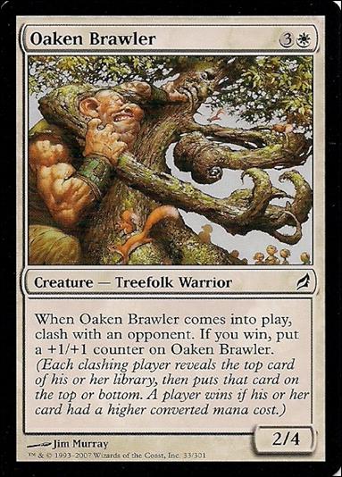 Magic the Gathering: Lorwyn (Base Set) card 33 Oaken Brawler