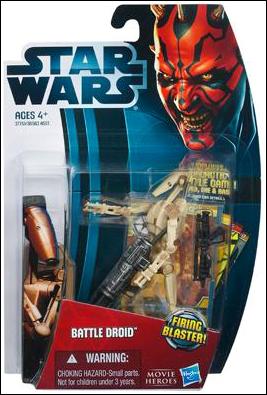 Star Wars Movie Heroes 3 3/4" Figures figure MH04 Battle Droid