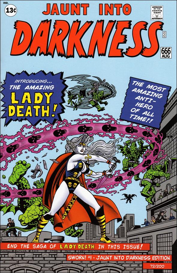 Lady Death: Sworn! issue 1-B Jaunt Into Darkness Edition 1/200