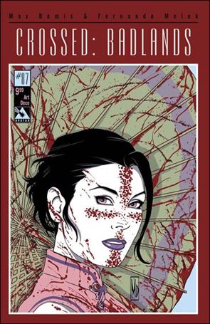 Crossed: Badlands issue 87-F Art Deco Cover