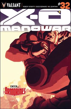 X-O Manowar (2012)  issue 32 Raul Allen Left Side Cover