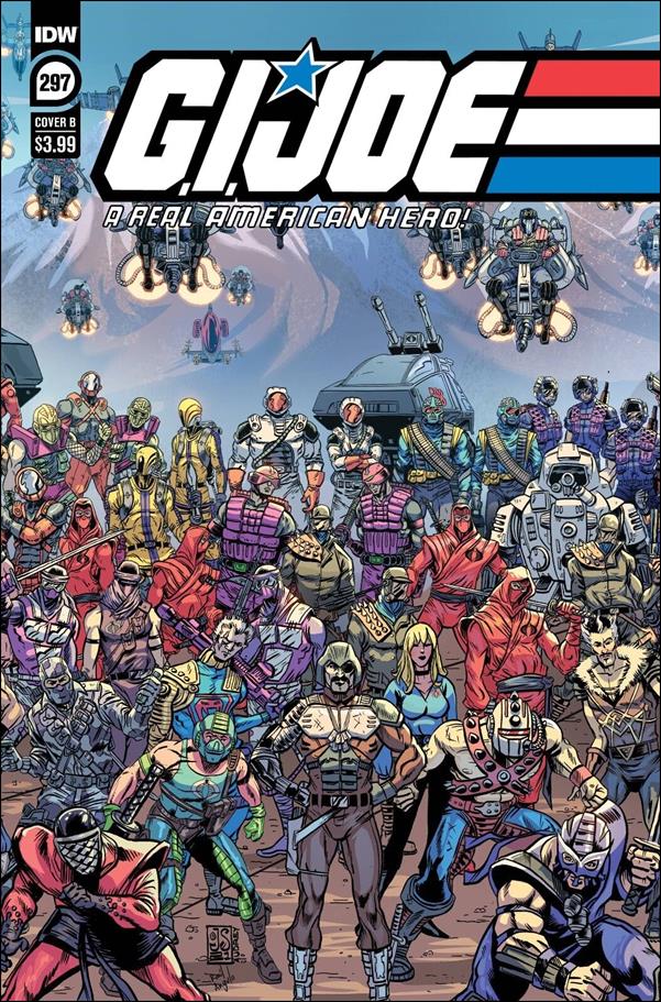 G.I. Joe: A Real American Hero issue 297-B Jamie Sullivan "Cobra" Connecting Cover