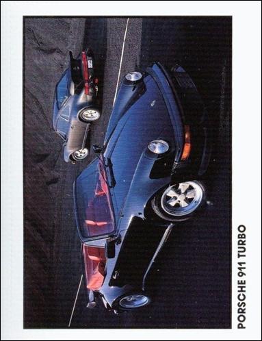 Sports Cars (1989)  (Base Set) card 29 Porsche 911 Turbo