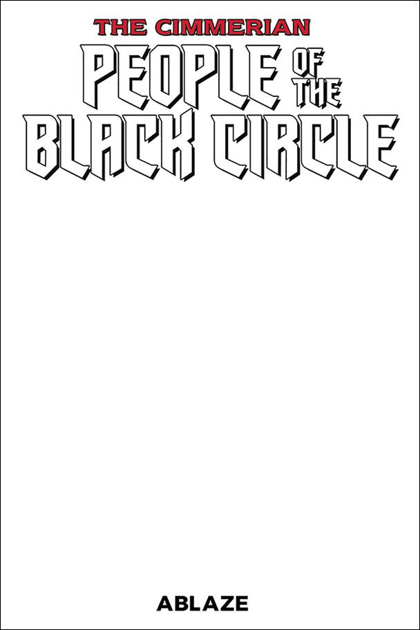 Cimmerian: People of the Black Circle issue 1-F Blank/Sketch Cover