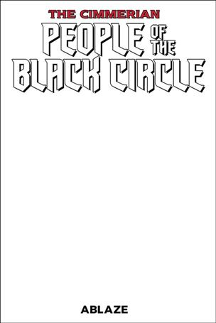 Cimmerian: People of the Black Circle issue 1-F Blank/Sketch Cover