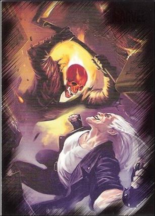 Marvel Heroes and Villains (Base Set) card 32 Ghost Rider vs Blackout