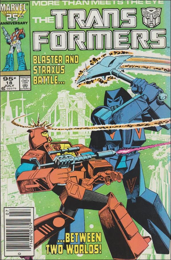 Transformers (1984) issue 18-C Canadian Price Cover