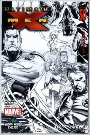Ultimate X-Men (2000) issue 50-B Wizard World Chicago Black & White Cover