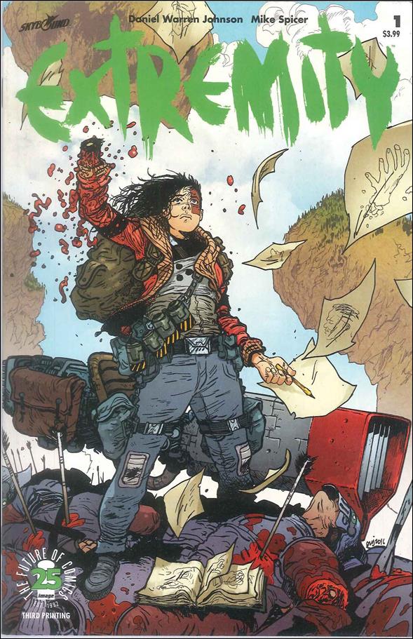 Extremity issue 1-D Green Logo Cover (3rd Printing)