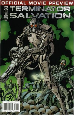 Terminator Salvation Movie Adaptation issue 0-B Terminator Cover