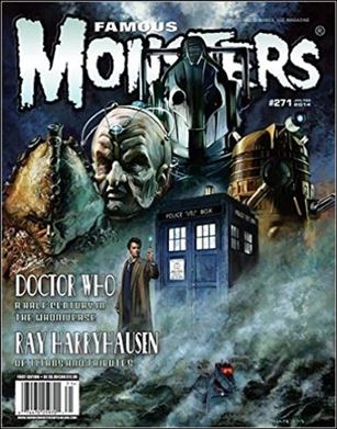 Famous Monsters of Filmland issue 271-B Doctor Who Newsstand Cover