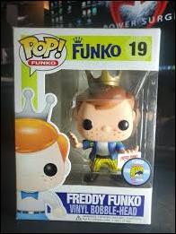 Pop! Funko - Freddy Funko figure 19 Freddy Funko (Ace Ventura)Blue Shirt  SDCC. 1/200