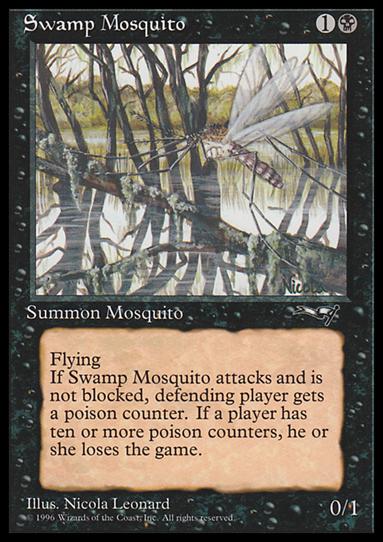Magic the Gathering: Alliances (Base Set) card 63 Swamp Mosquito