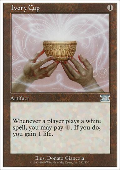 Magic the Gathering: 6th Edition (Base Set) card 292 Ivory Cup