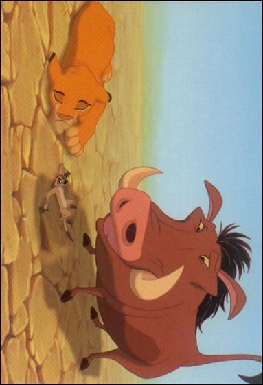 Lion King: Series 1 (Base Set)  card 38 "Jeez. It's a Lion"