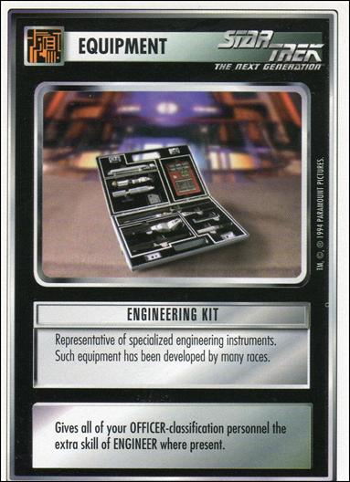 Star Trek: Premiere Unlimited (Base Set) card 55 Engineering Kit