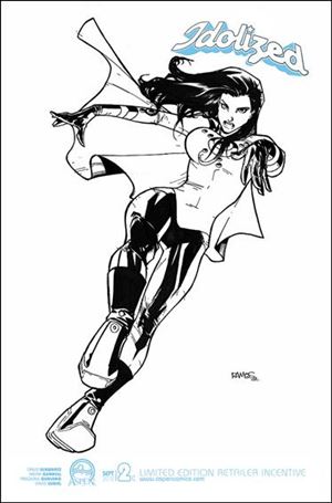 Idolized issue 2-C Humberto Ramos 3:16 Sketch Cover
