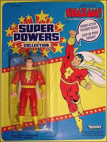 Super Powers Collection Action Figures (1984) figure 27-B Shazam! (Captain Marvel) (Canadian)