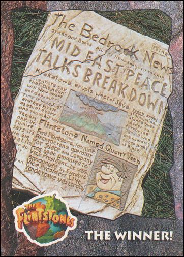 Flintstones: The Movie (Base Set) card 32 The Winner!