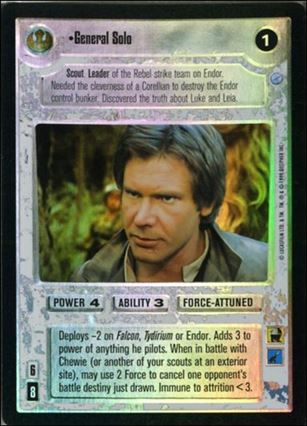 Star Wars: Endor Limited (Foil Subset) card 14 General Solo