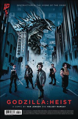 Godzilla: Heist issue 5-B Pablo Tunica Cover