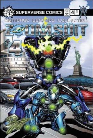 Zoom Suit issue 4-C Bob Layton Armored Legends Cover