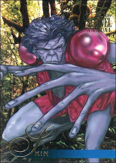 Marvel Annual Flair '95 (Base Set) card 14 Skin