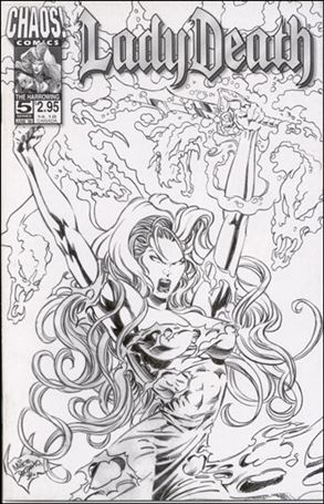 Lady Death (1997) issue 5-B Sketch Cover