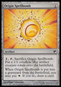 Magic the Gathering: Scars of Mirrodin (Base Set) card 189 Origin Spellbomb