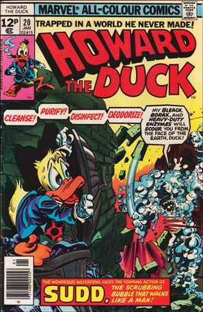 Howard the Duck (1976) issue 20-B UK Price Cover