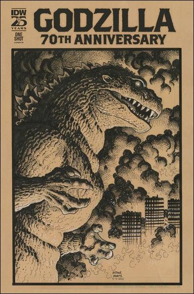 Godzilla: 70th Anniversary issue 1-E Arthur Adams 1:50 Cover