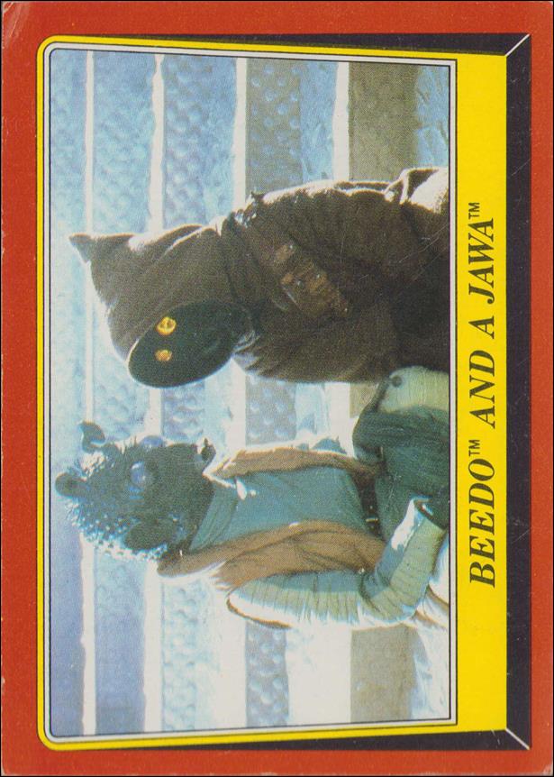 Star Wars: Return of the Jedi: Series 1 (Base Set) card 19 Beedo and a Jawa