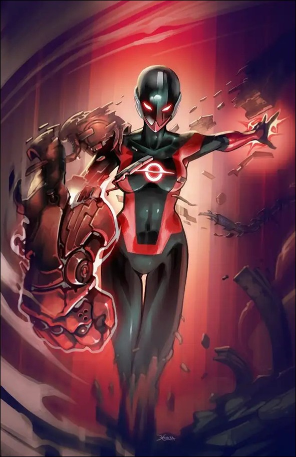 Radiant Red issue 1-F Retailer Exclusive Mauricio Herrera Virgin Cover